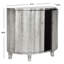 Armoire d'appoint 2 portes demi-cercle