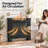 30.7" W MDF Radiator Cover Cabinet with Perforated Front Panel and Display Shelf-135402081