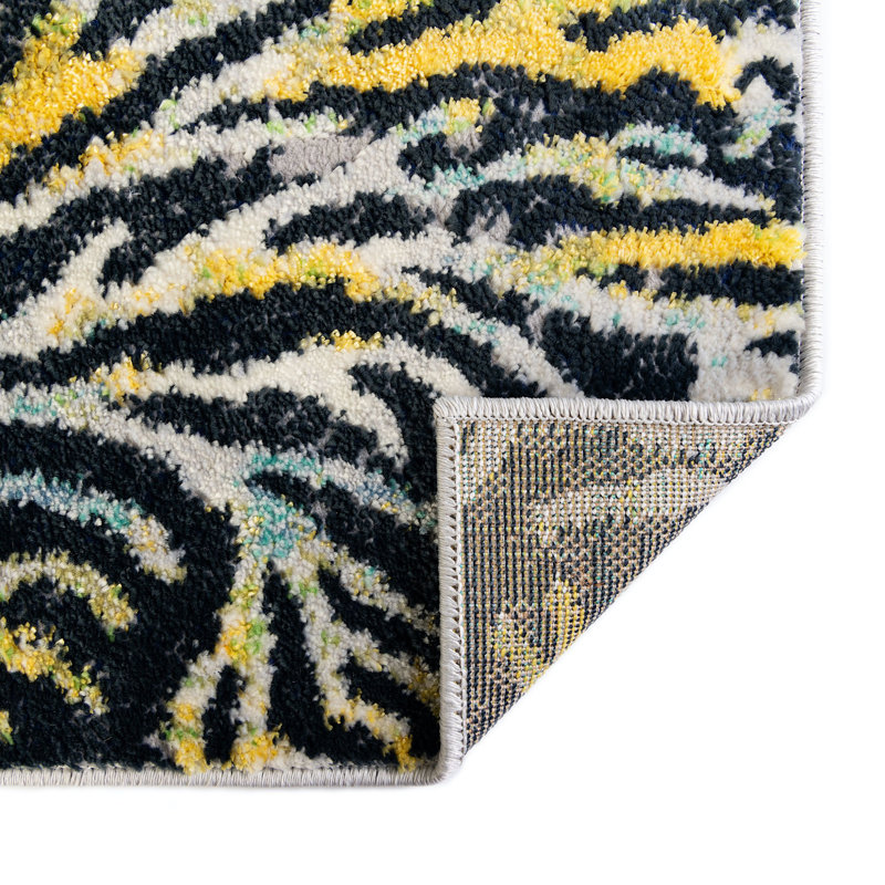 Tapis à imprimé animalier Opie, Rectangle 9 pi x 12 pi