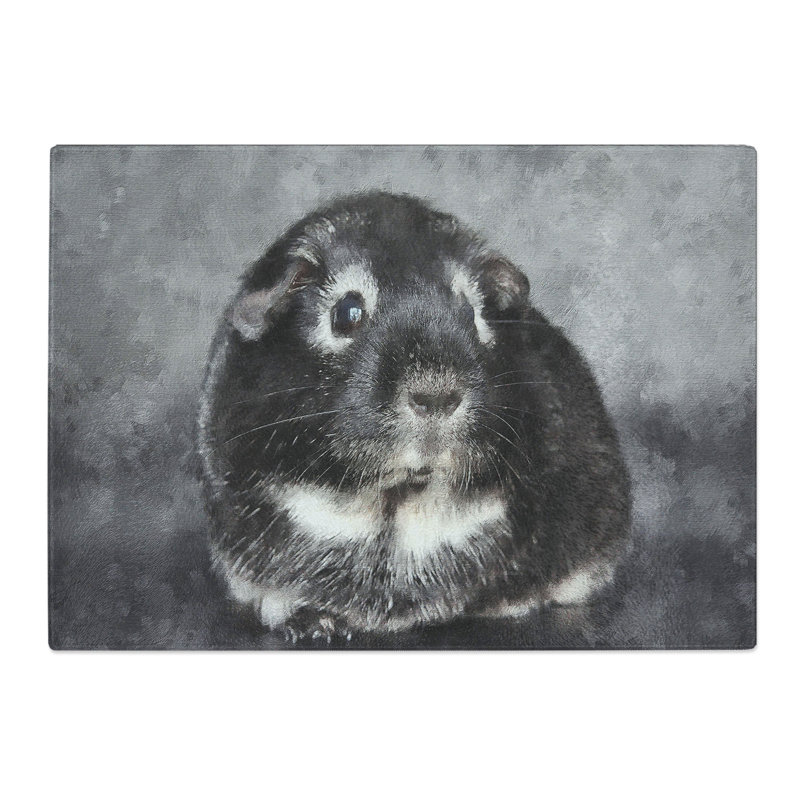 Guinea Pig Chopping Board, 0.4cm H x 28.5cm W x 39cm L
