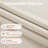 100% Blackout Faux Linen Pinch Pleated Curtain Panels Thermal Insulated Drapes with 20 Hooks for Bedroom & Living Room, Set of 2-1952807648-1952807650