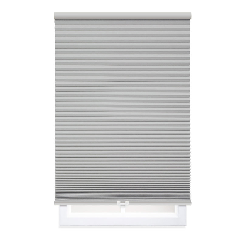 Store alvéolaire occultant sans fil 1,5 po Coursey, L 47,5 po x L 64 po, Gris Sterling
