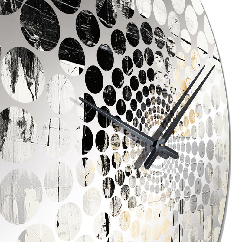 Vernados - Horloge murale peinture abstraite, Petit