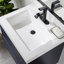 Meuble-lavabo simple 24,5 po avec plateau en marbre de culture 24,5 po-172485031