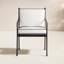 Tally Outdoor Dining Armchair - Box Cushion-Alessi Linen