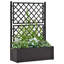 VidaXL Jardinière en treillis surélevé à motif de rotin-61768048-61686725