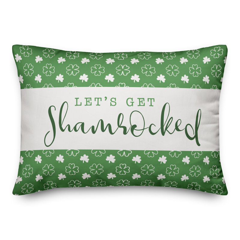 Coussin décoratif Lets Get Shamrocked