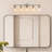 5-Light Bathroom Light Fixtures, Nickel Modern Vanity Lights Over Mirror With Clear Glass Shade, Bathroom Wall Lamp For Mirror Kitchen Hallway Cabinet Porch Reading Room-1273148683-1273148682