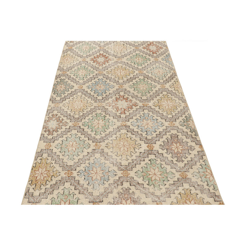One-of-a-Kind 3'10" X 6'10" Hand Knotted Area Rug