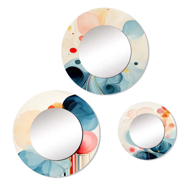 Ensemble de 3 miroirs 3 pièces