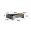 Bureau de direction 78,74 "minimaliste italien en forme de L-1406217014