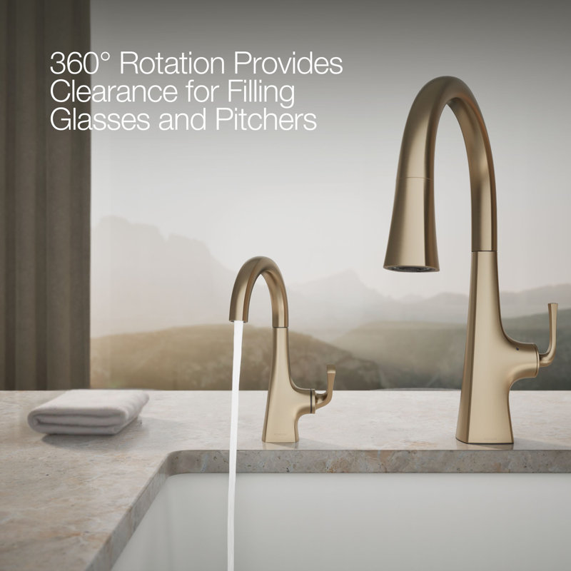 Graze Beverage Faucet, Bronze