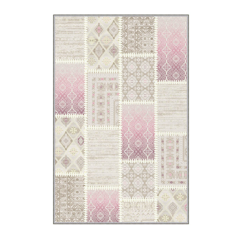 Antibacterial Hall Carpet, 3D Digital Printed, 3.3 x 4.9 ft | 100% Polyester, 0.3 in Pile Height, Non-Slip Underside, Machine Washable, Durable & Easy Care | Perfect for Living Room, Entryway & Home Décor