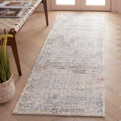 Tapis tissé à la machine Ceria crème / beige