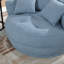 Canapé simple en chenille avec coussins-276592527