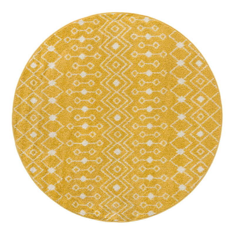 Somerville Moroccan Indoor Rug, Round 5'3"