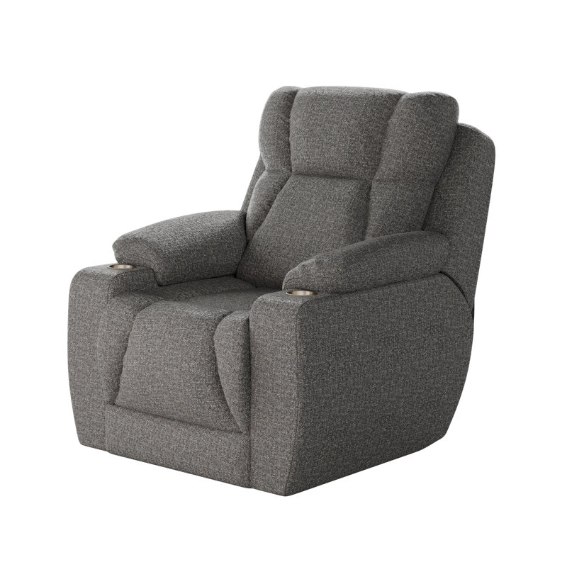 Challenger Big Man's zero clearance recliner  Recliner, Silver, Microfiber