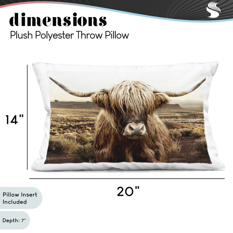 Coussin décoratif imprimé Rugged