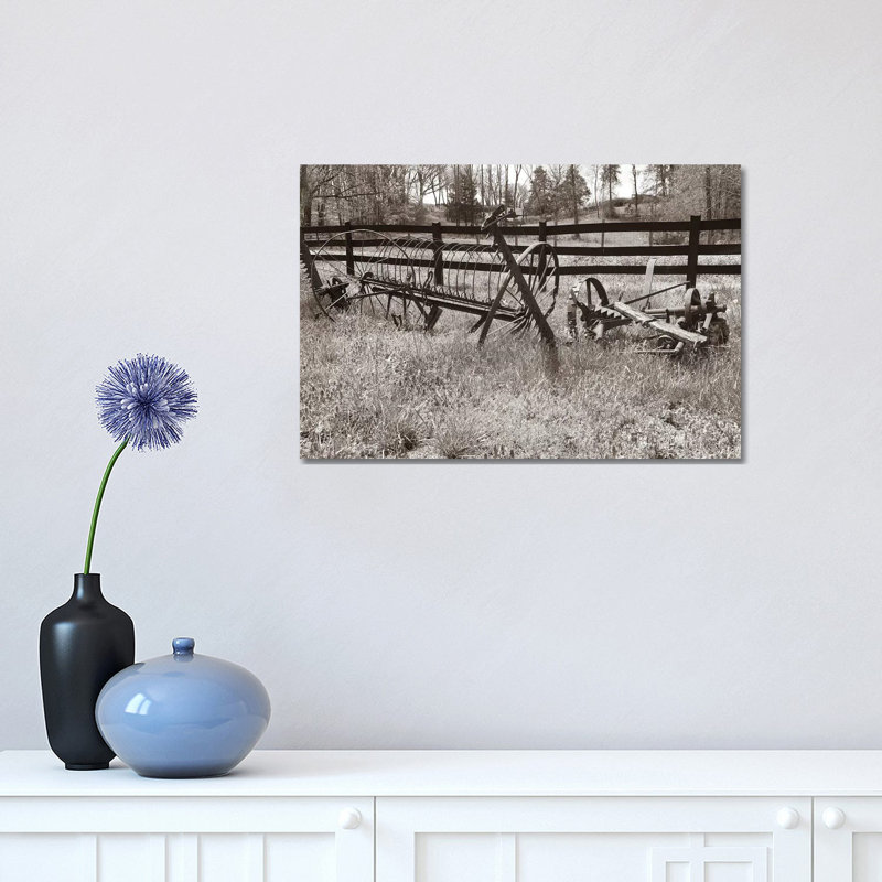 Sepia Farm Study IV 1 Piece Wrapped Canvas Wall Art, 30.48 cm H x 45.72 cm W