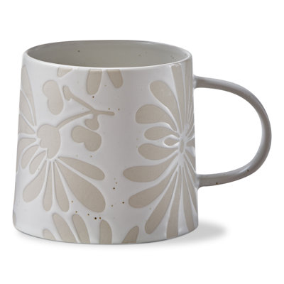 Fiora Mug White Ceramic Everyday 16 Oz