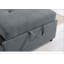 Fauteuil capitonné Tadcaster gris foncé-723567840
