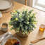 Fausse plante artificielle en rotin et en eucalyptus