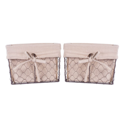 Ensemble de 2 paniers en tissu Colgate