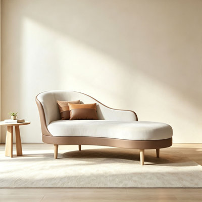Chaise longue rembourrée Shisler