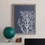 Coraux blancs sur toile indigo bleue C de qualité supérieure - prêts à être accrochés-918046041