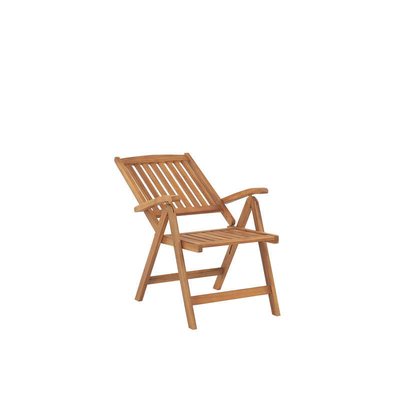 Brodbeck Folding Patio Dining Armchair with Cushion
