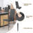 5 Piece Dining Table Set, Rectangular Dining Room Table Set With 4 Kitchen Chairs For Dining Room Kitchen (White)-1722894528