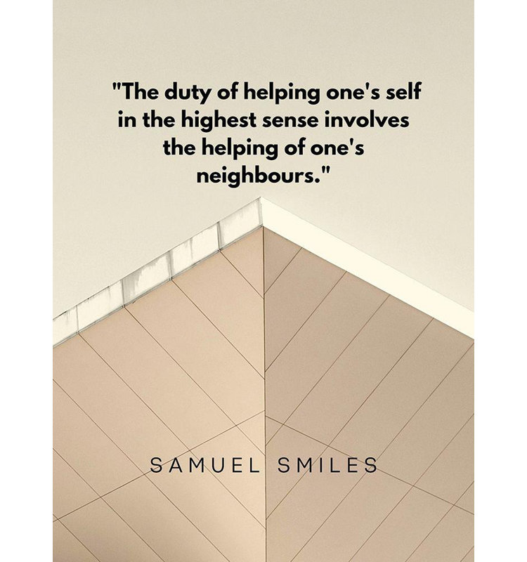Art sur toile tendue par Trinx ArtsyQuotes, titre: Samuel Smiles, H 47 po x l 36 po