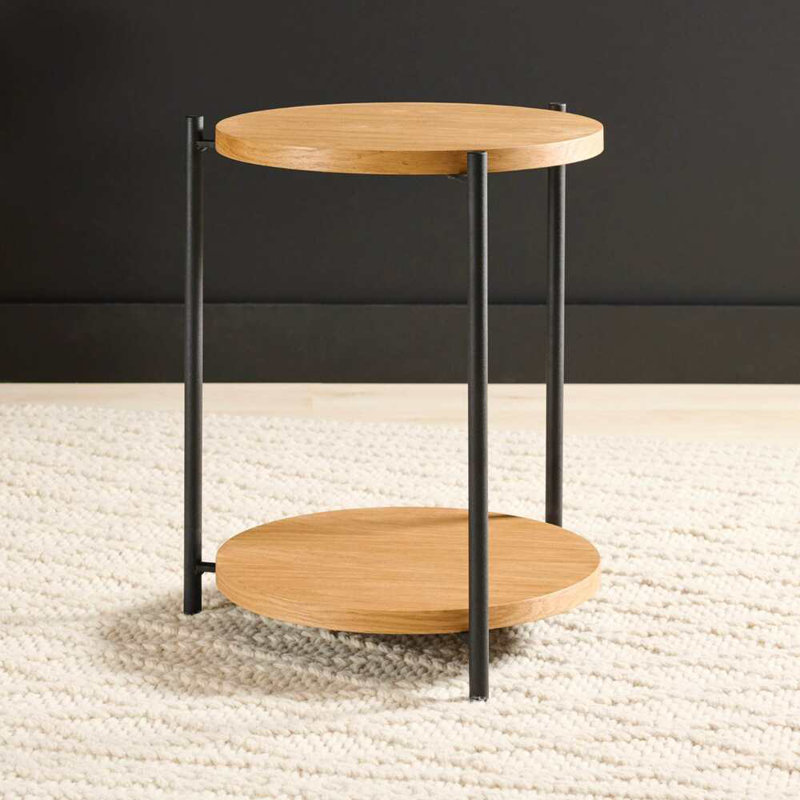 End Table, Natural Oak