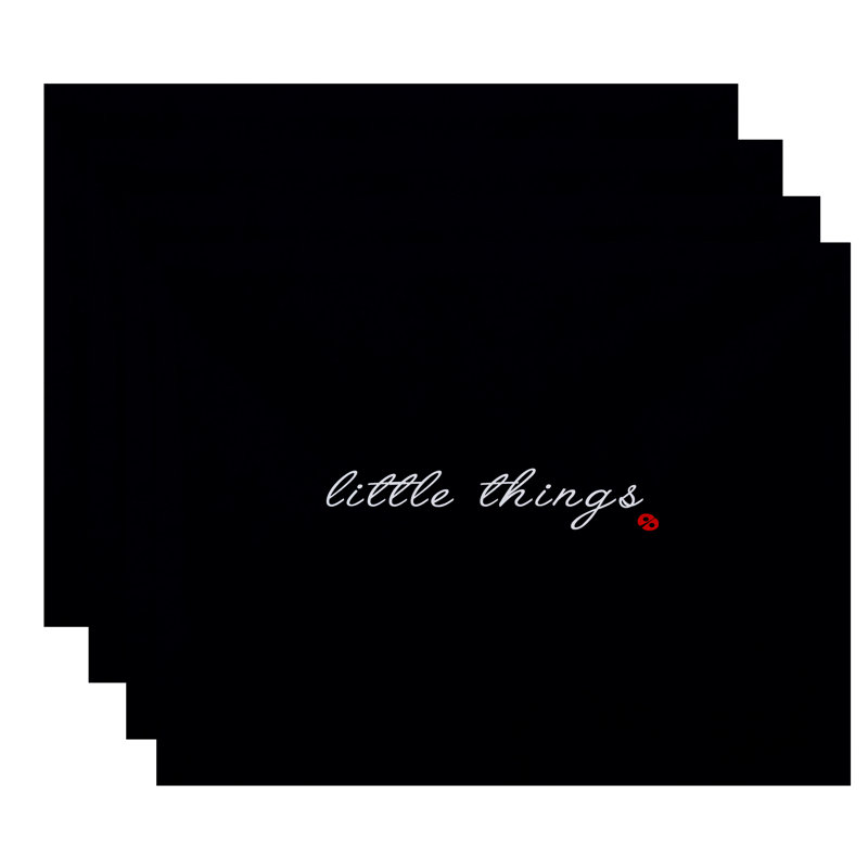 Napperon Aljay Little Things, Bleu marine