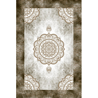 Premium Woven Carpet, 4.6 x 7.2 ft, 100% Polyester, 650 g/m² | Antibacterial, Non-Slip PVC Underside, 0.3 in Pile Height | Machine Washable, 3D Digital Printing | Ideal for Living Room, Bedroom & Office Decor