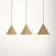 Castle 3 Light Steel Dimmable Pendant