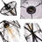 2-Pack Vintage Industrial Pendant Lights, Adjustable Black Metal & Glass Chandelier for Kitchen & Dining