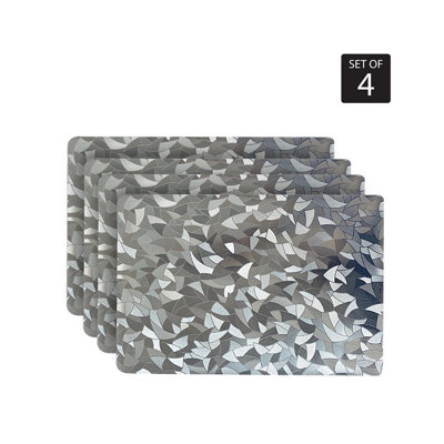 Vinyl Geometric Rectangle Placemat