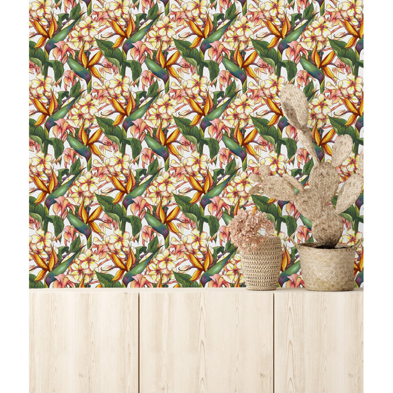 Carreau de papier peint auto-adhésif l 25 po, L 2,09 pi x L 10,42 pi