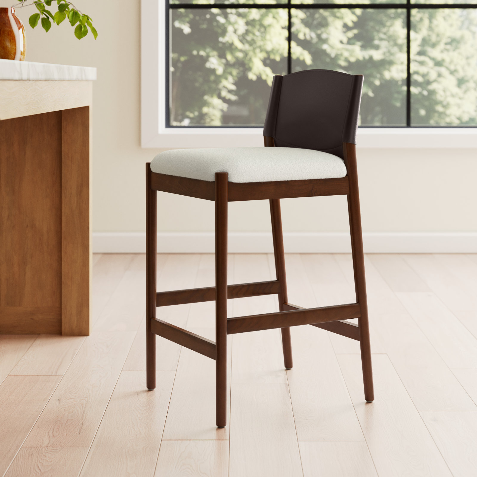 Kenon Bar and Counter Stool, Counter Stool (26” Seat Height), Umber
