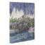 Wisteria At Kameido by Hasui Kawase - Wrapped Canvas Print-55299619