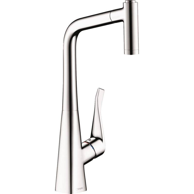 Metris Single Handle Kitchen Faucet, Chrome