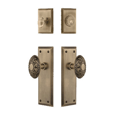 Nostalgic Warehouse New York Entry Set with Victorian Knob