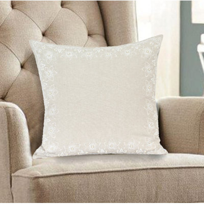 Parkland Collection Neera Beige Throw Pillow