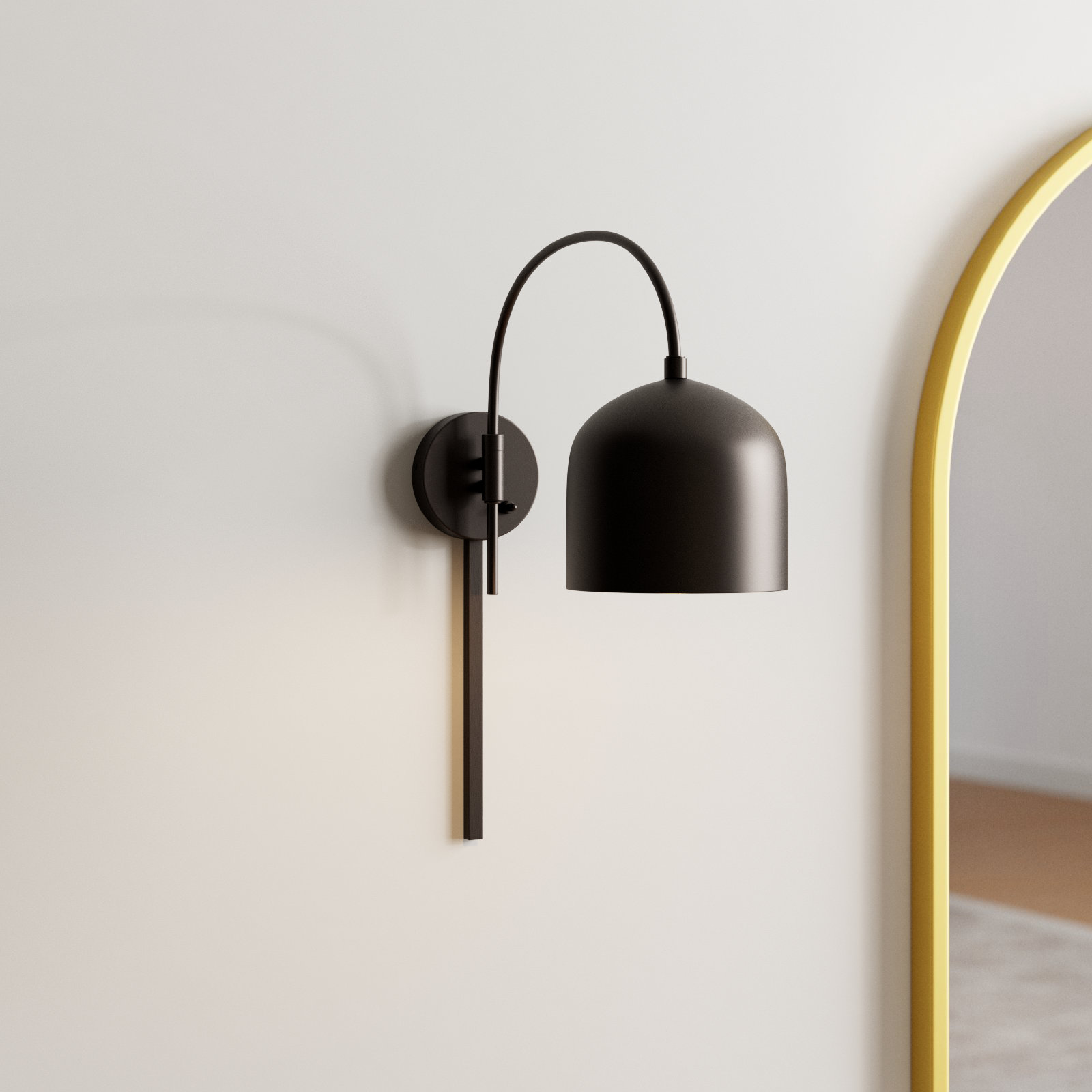 Rawlins Single Light Armed Sconce, Oil Rubbed Bronze