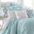 Spa Pintuck Twin Quilt Set