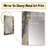 Gold And Grey A Marble Effect II - Marble Mirror, Modern Decorative Wall Mirror, Printed Metal Art-1148065068