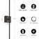 Battery Operated Wall Sconces with Remote Control, Dimmable Wall Sconces Set of Two, 350°Rotate