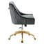 Chaise de bureau en velours Discern Performance par Modway-1079178932