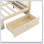 Wooden Canopy Bed With Storage Drawers-403243044-403243034